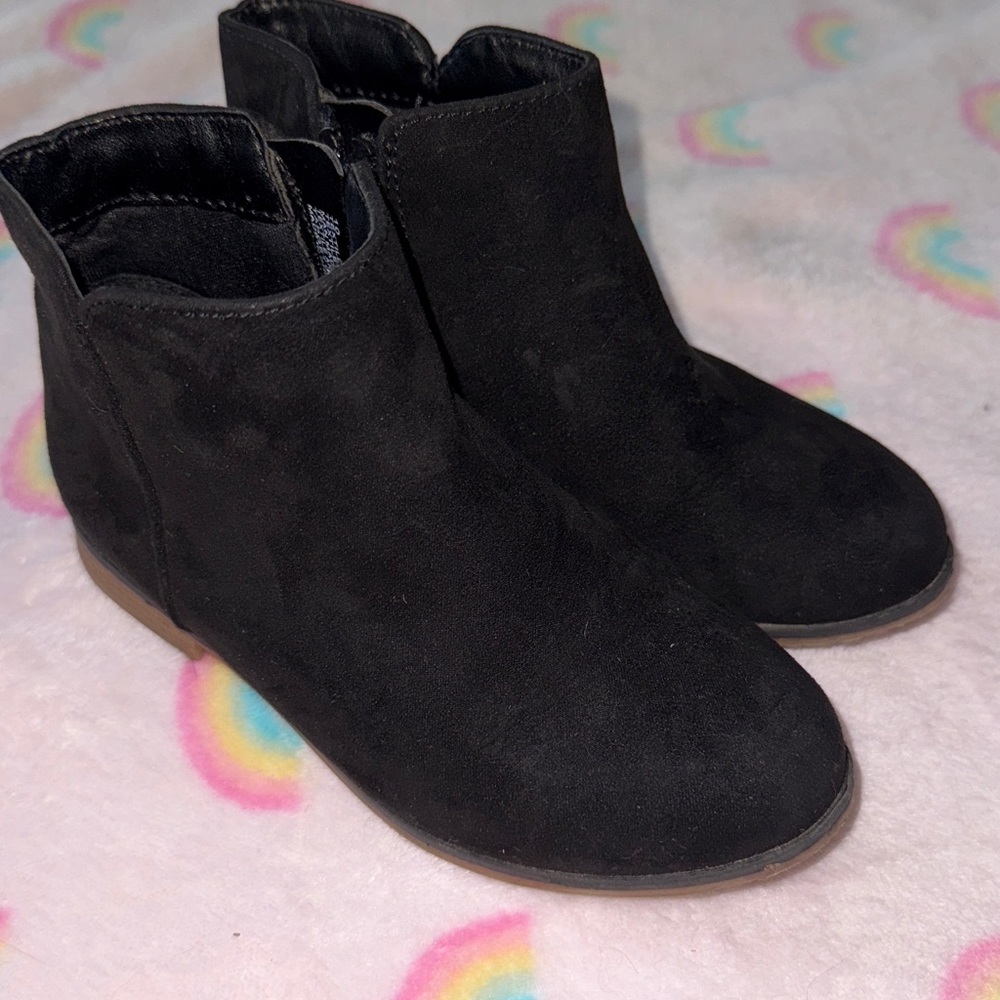Cat & Jack Black Kids Boots